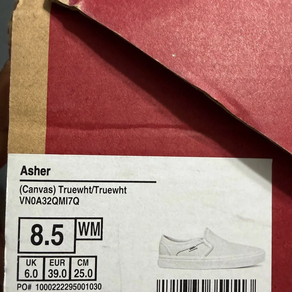 Vans True White Canvas Slip-On Sneakers - Picture 5 of 5